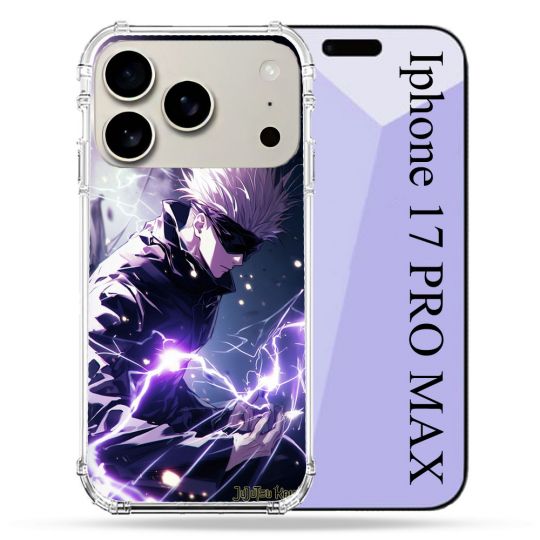 Coque Renforcée Magsafe Pour Iphone 17 Pro Max Manga Jujutsu Kaisen Gojo Saturo