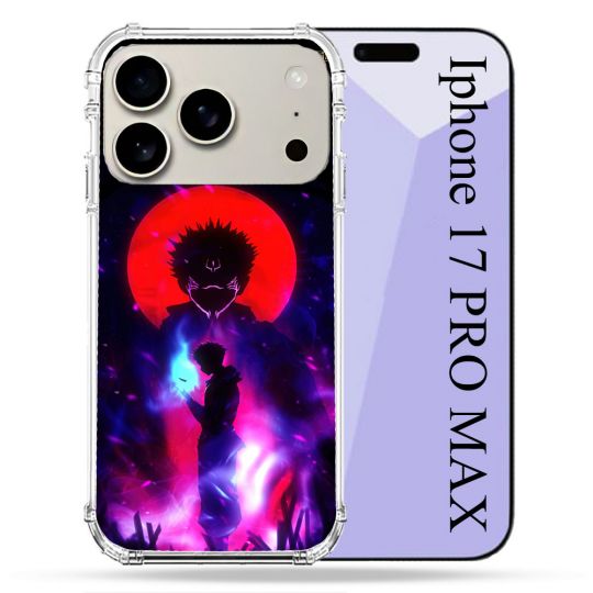 Coque Renforcée Magsafe Pour Iphone 17 Pro Max Manga Jujutsu Kaisen Itadori Sukuna