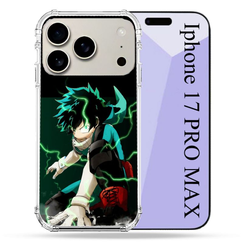 Coque Renforcée Magsafe Pour Iphone 17 Pro Max Manga My Hero Academia Deku