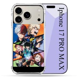 Coque Renforcée Magsafe Pour Iphone 17 Pro Max Manga My Hero Academia Noir