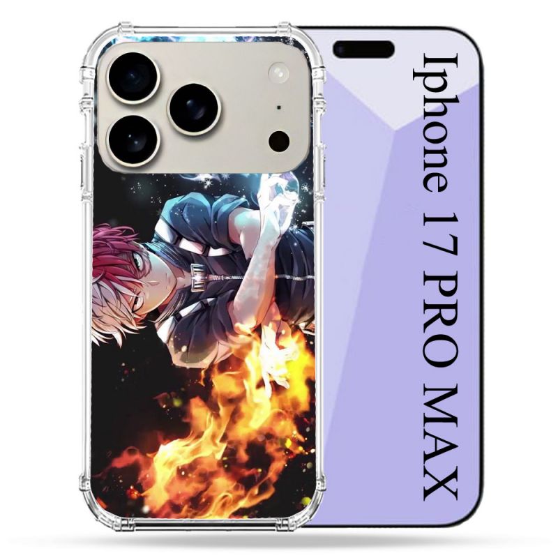 Coque Renforcée Magsafe Pour Iphone 17 Pro Max Manga My Hero Academia Shoto