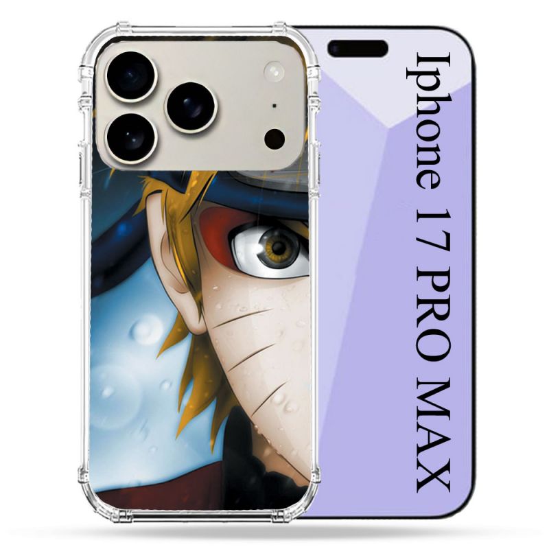 Coque Renforcée Magsafe Pour Iphone 17 Pro Max Manga Naruto Blanc