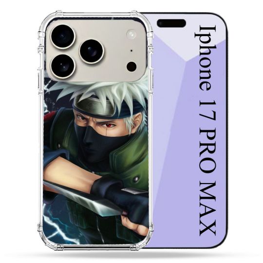 Coque Renforcée Magsafe Pour Iphone 17 Pro Max Manga Naruto Kakashi