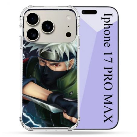 Coque Renforcée Magsafe Pour Iphone 17 Pro Max Manga Naruto Kakashi