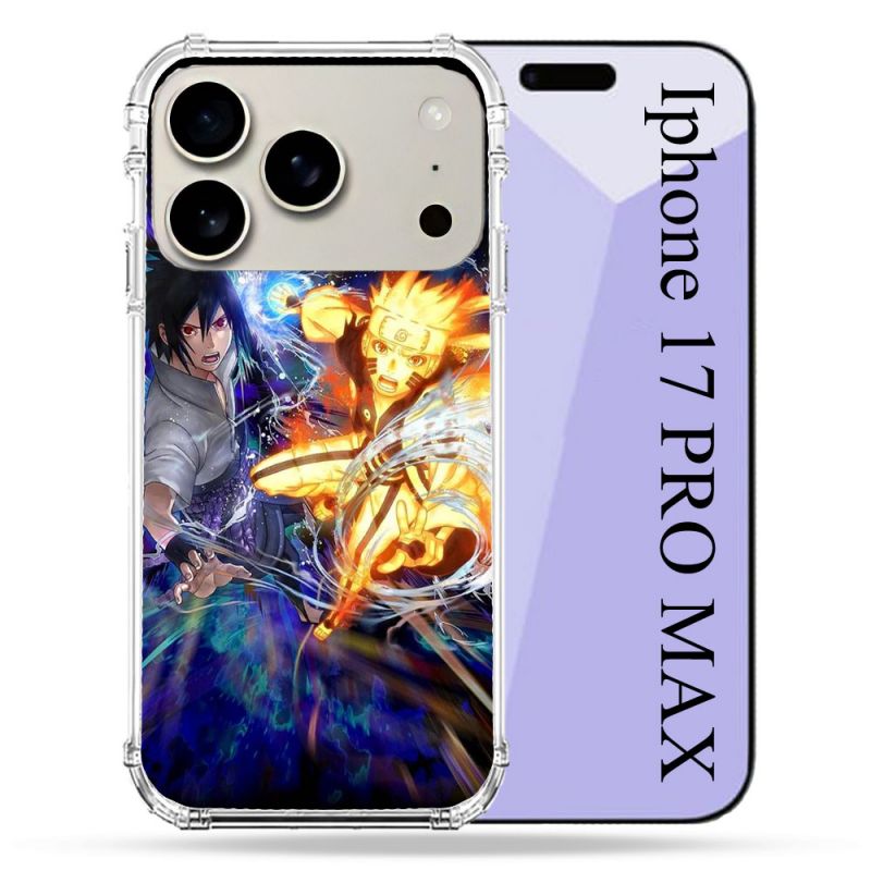 Coque Renforcée Magsafe Pour Iphone 17 Pro Max Manga Naruto VS