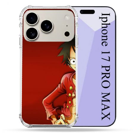 Coque Renforcée Magsafe Pour Iphone 17 Pro Max Manga One Piece Luffy