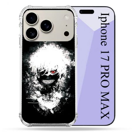 Coque Renforcée Magsafe Pour Iphone 17 Pro Max Manga Tokyo Ghoul Kaneki Tag