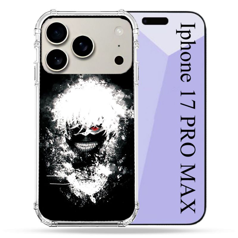 Coque Renforcée Magsafe Pour Iphone 17 Pro Max Manga Tokyo Ghoul Kaneki Tag