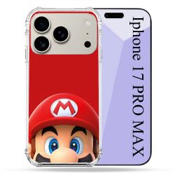 Coque Renforcée Magsafe Pour Iphone 17 Pro Max Mario Rouge