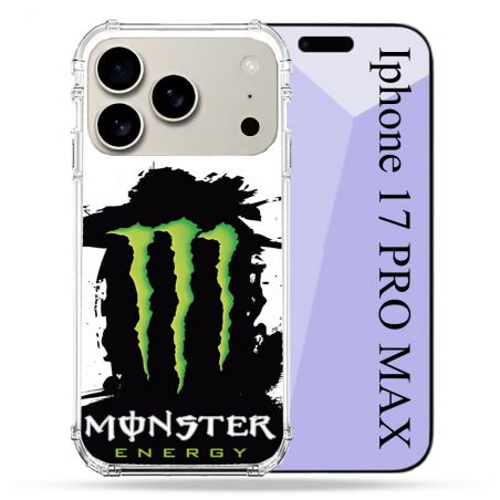 Coque Renforcée Magsafe Pour Iphone 17 Pro Max Monster Energy Tache