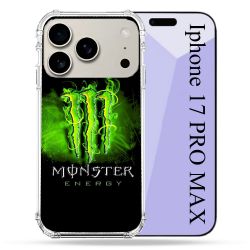 Coque Renforcée Magsafe Pour Iphone 17 Pro Max Monster Energy Vert