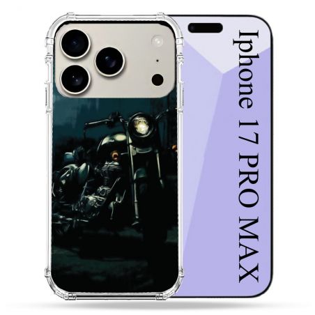 Coque Renforcée Magsafe Pour Iphone 17 Pro Max Moto Harley Vintage