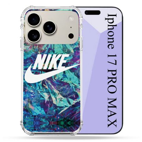 Coque Renforcée Magsafe Pour Iphone 17 Pro Max Nike Turquoise