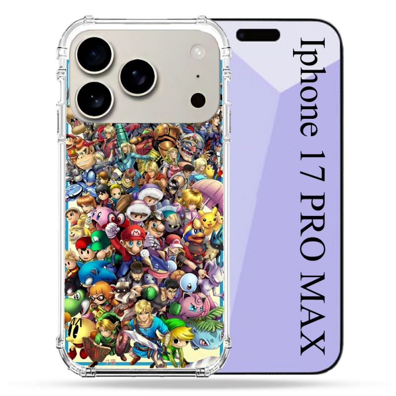 Coque Renforcée Magsafe Pour Iphone 17 Pro Max Nintendo