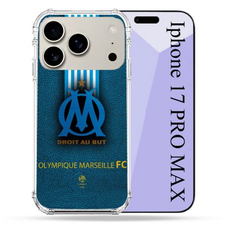 Coque Renforcée Magsafe Pour Iphone 17 Pro Max Olympique Marseille OM Bande