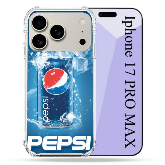 Coque Renforcée Magsafe Pour Iphone 17 Pro Max Pepsi