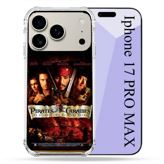 Coque Renforcée Magsafe Pour Iphone 17 Pro Max Pirate Des Caraibes