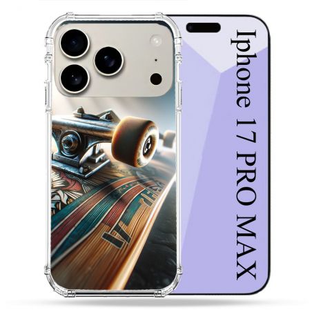 Coque Renforcée Magsafe Pour Iphone 17 Pro Max Planche Skate
