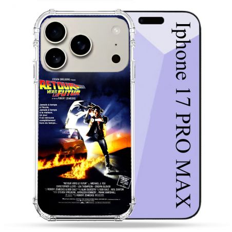 Coque Renforcée Magsafe Pour Iphone 17 Pro Max Retour Vers Le Futur Affiche