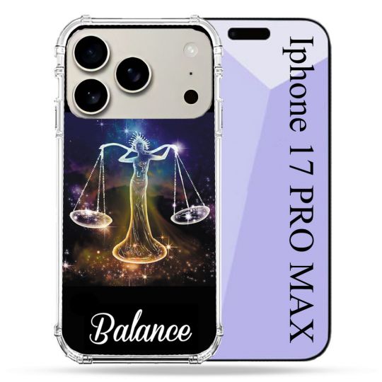Coque Renforcée Magsafe Pour Iphone 17 Pro Max Signe Zodiaque 2 Balance