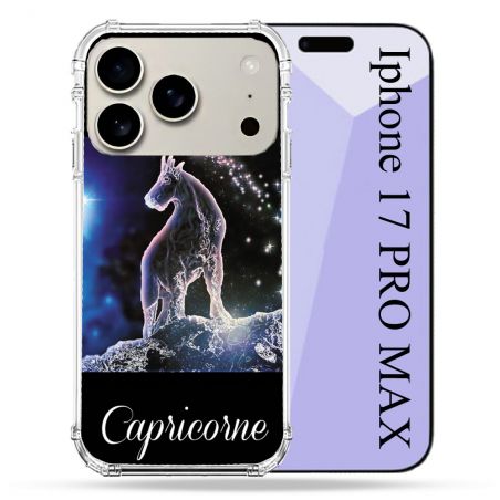 Coque Renforcée Magsafe Pour Iphone 17 Pro Max Signe Zodiaque 2 Capricorne