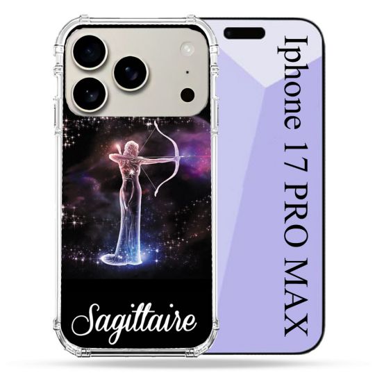 Coque Renforcée Magsafe Pour Iphone 17 Pro Max Signe Zodiaque 2 Sagittaire