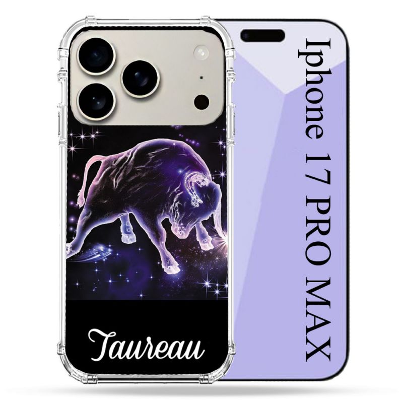 Coque Renforcée Magsafe Pour Iphone 17 Pro Max Signe Zodiaque 2 Taureau