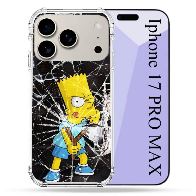 Coque Renforcée Magsafe Pour Iphone 17 Pro Max Simpson Bart
