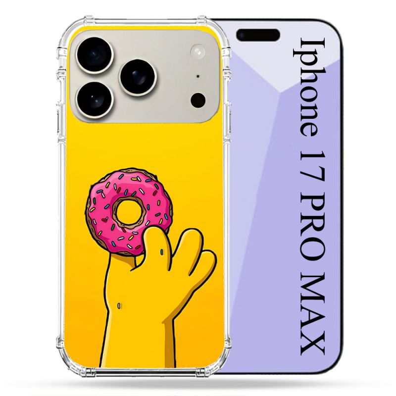 Coque Renforcée Magsafe Pour Iphone 17 Pro Max Simpson Donuts