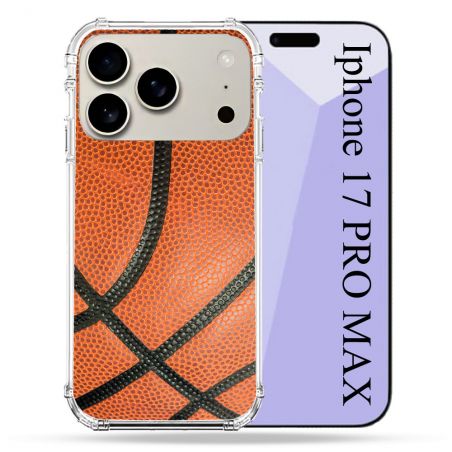 Coque Renforcée Magsafe Pour Iphone 17 Pro Max Sport Ballon Basket