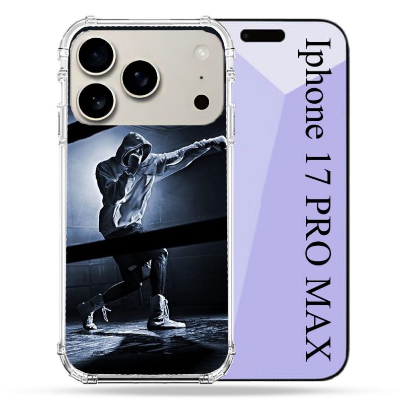 Coque Renforcée Magsafe Pour Iphone 17 Pro Max Sport Boxe Poing