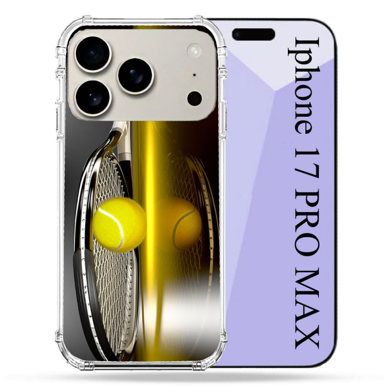 Coque Renforcée Magsafe Pour Iphone 17 Pro Max Sport Tennis Reflet