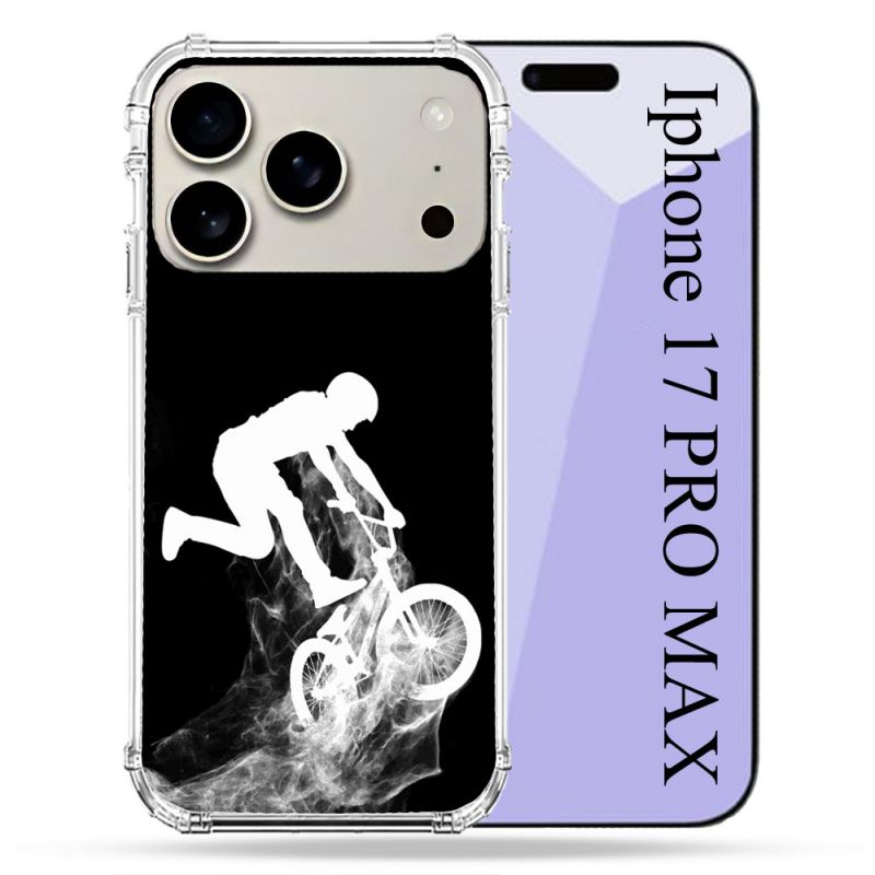 Coque Renforcée Magsafe Pour Iphone 17 Pro Max Sport VTT Noir