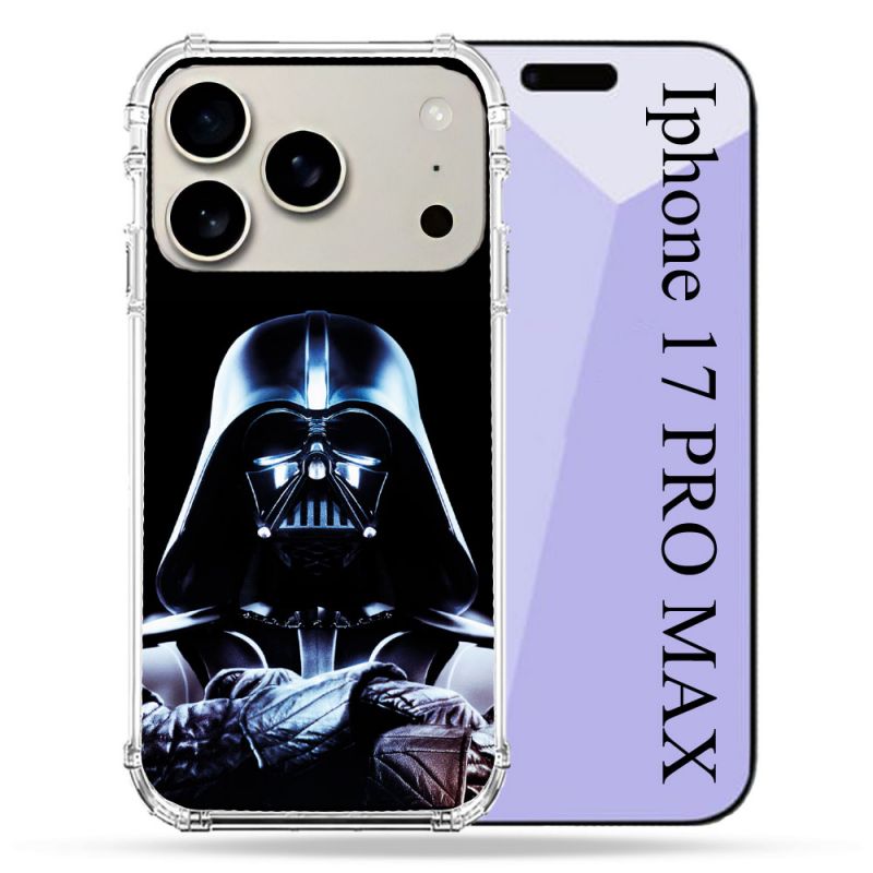 Coque Renforcée Magsafe Pour Iphone 17 Pro Max Star Wars - Dark Vador Noir