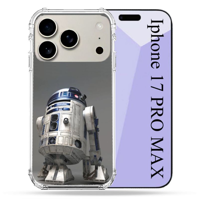 Coque Renforcée Magsafe Pour Iphone 17 Pro Max Star Wars - R2D2