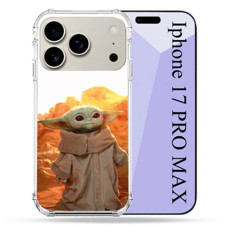 Coque Renforcée Magsafe Pour Iphone 17 Pro Max Star Wars - Yoda bebe soleil