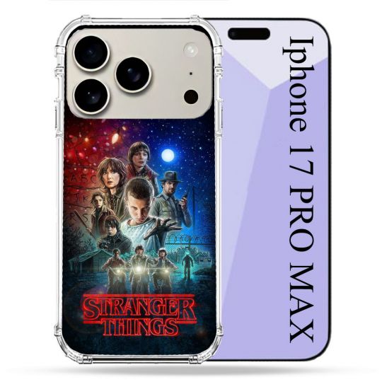 Coque Renforcée Magsafe Pour Iphone 17 Pro Max Stranger Things Affiche 1