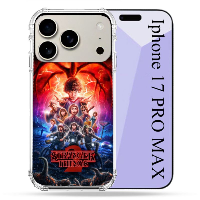 Coque Renforcée Magsafe Pour Iphone 17 Pro Max Stranger Things Affiche 2