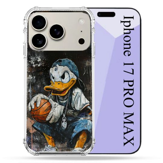 Coque Renforcée Magsafe Pour Iphone 17 Pro Max Street Art Donald Duck
