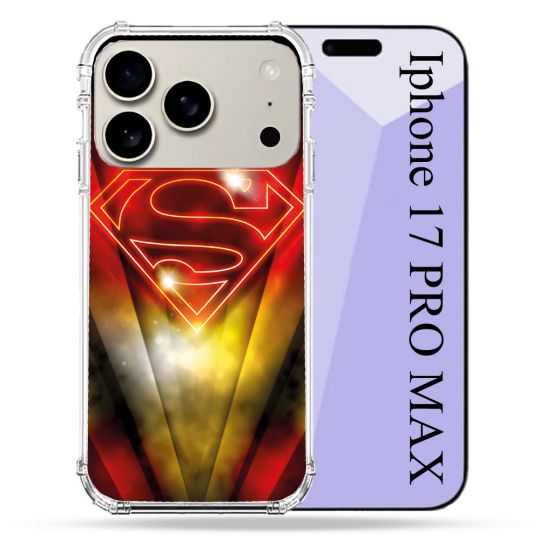 Coque Renforcée Magsafe Pour Iphone 17 Pro Max Superman Logo