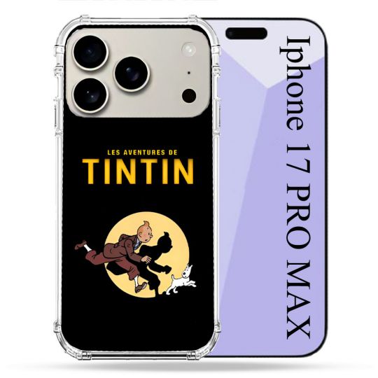 Coque Renforcée Magsafe Pour Iphone 17 Pro Max Tintin Classique