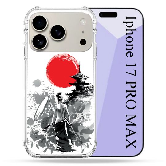 Coque Renforcée Magsafe Pour Iphone 17 Pro Max Voyage Japon Femme