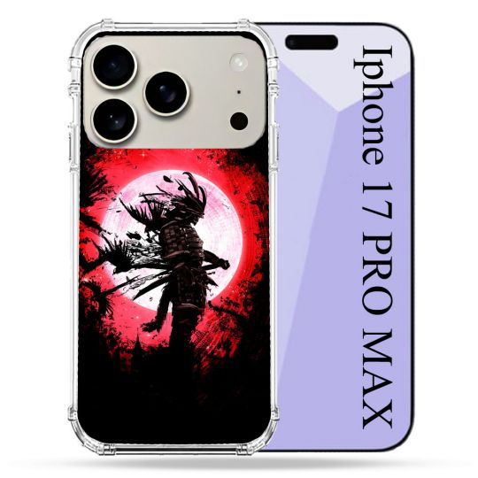 Coque Renforcée Magsafe Pour Iphone 17 Pro Max Voyage Japon Samourai