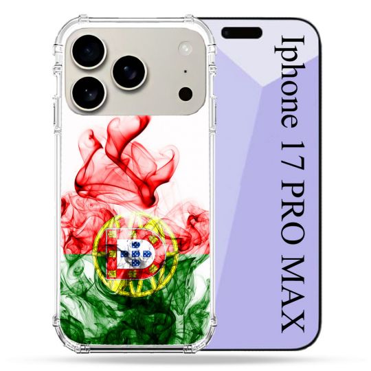 Coque Renforcée Magsafe Pour Iphone 17 Pro Max Voyage Portugal Flamme