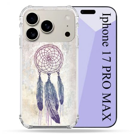 Coque Renforcée Magsafe Pour Iphone 17 Pro Max Zen Attrape Reve Blanc