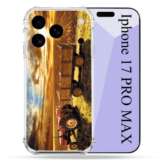 Coque Renforcée Pour Iphone 17 Pro Max Agriculture Tracteur Color