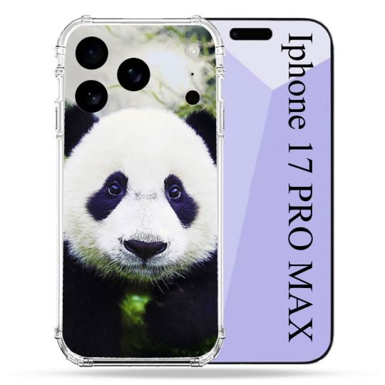 Coque Renforcée Pour Iphone 17 Pro Max Animal Panda Color
