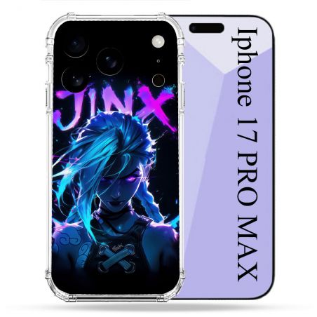 Coque Renforcée Pour Iphone 17 Pro Max Arcane Jinx Night
