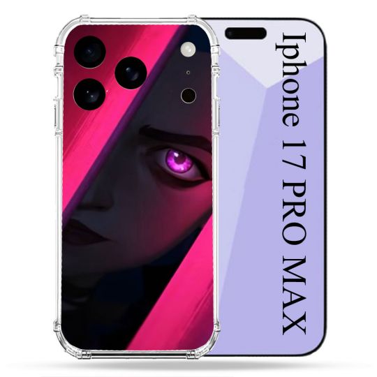 Coque Renforcée Pour Iphone 17 Pro Max Arcane Jinx Rose