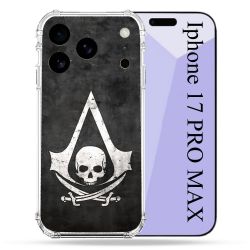 Coque Renforcée Pour Iphone 17 Pro Max Assassin Creed Tete Mort